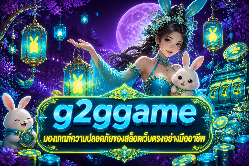 g2ggame มองเกณฑ์ความปลอดภัยของสล็อตเว็บตรงอย่างมืออาชีพ